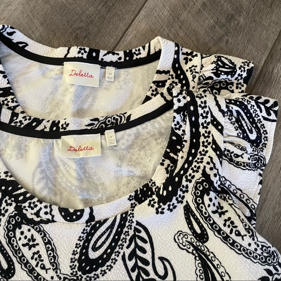 Deletta Madrona Paisley top - Picture 7 of 7